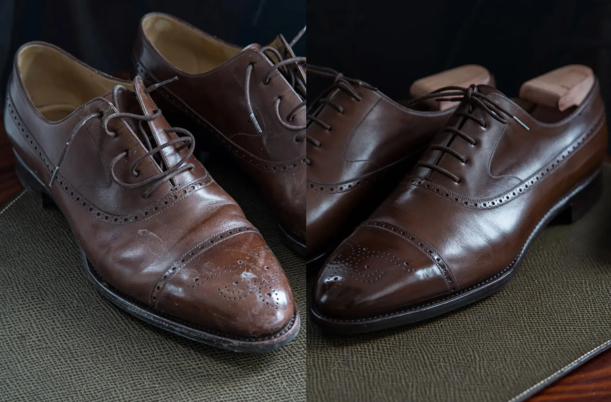 Shoe cleaning and care products at Joe King's